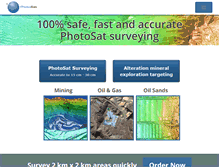 Tablet Screenshot of photosat.ca